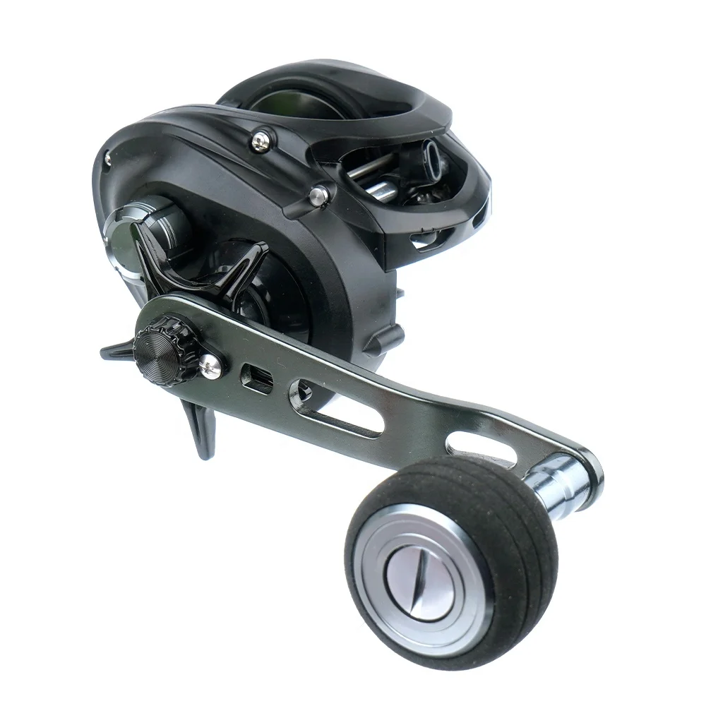 17KG Drag Fresh Carp Fishing Reel Left Hand Use 8.1 gear ratio Baitcasting Reel for Saltwater Sea Fishing Wheel Baitcast Casting