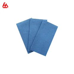 Airlaid  Blue Dinner Napkins Soft  Durable Paper Napkins with Built in Flatware Pocket