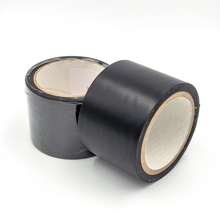 Pipe Corrosion Protective Pvc Wrapping Self Adhesive Tape Black