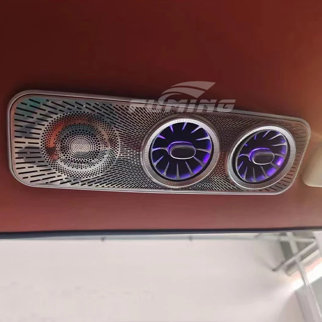 Mercedes-Benz Vito V-Class (V250 V220 V260) Carbon Decorative Air Outlet Atmosphere Light Turbine Flower Design Style Car Parts