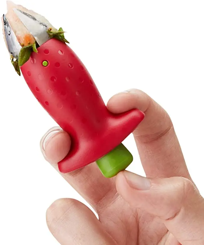 Strawberry Huller Stem Remover for Berry Stem Leaves Remove Fruit  Tomatoes DIY Platter Fruit Plate Kitchen Gadgets Tool