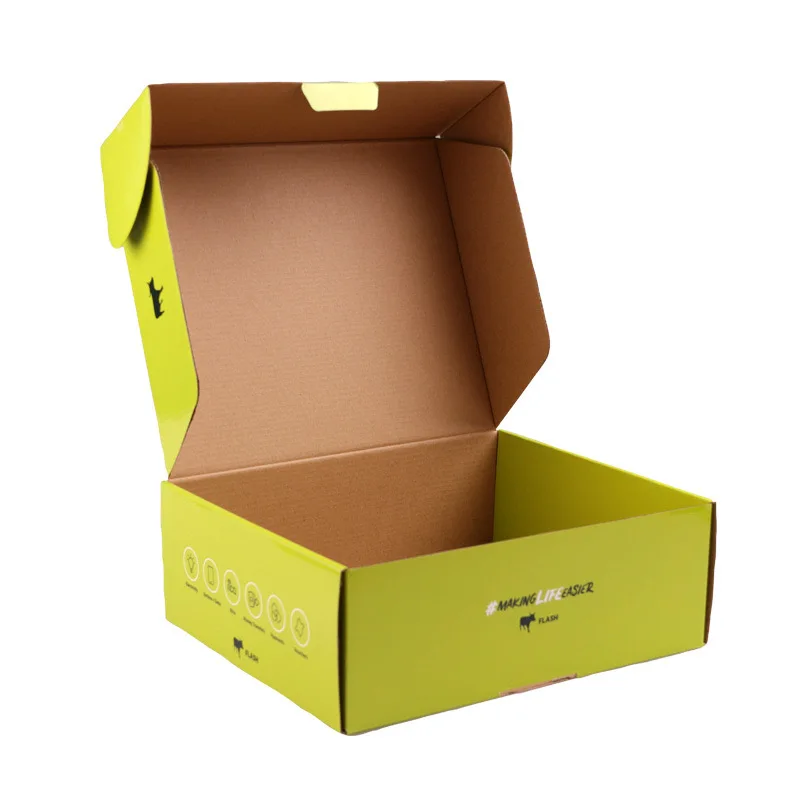 OEM Factory Custom Logo Handmade Pink Cosmetic Corrugated Packaging Mailer Box Varnished Surface Shipping Box Color Paper Box