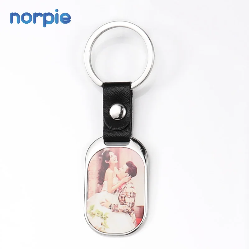 Custom name keychains Sublimation Photo Frame Keychain personalized keychains with names