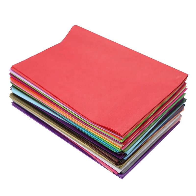 Hot Sale 36 Colors Decorative Art Wrapping Tissue Paper For Gift Packaging Birthday Christmas