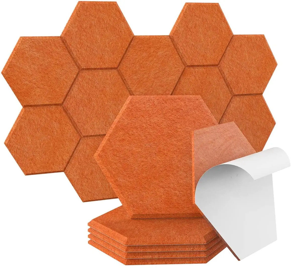 Hot sale China Creative Product Felt 3d hexagon acoustic panel