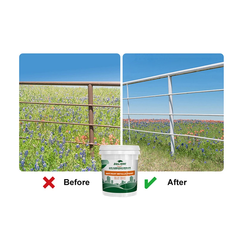 Anti-Rust Metallic Coating Good Adhesion Anticorrosive Paint Multipurpose Water Based Metallic Paint