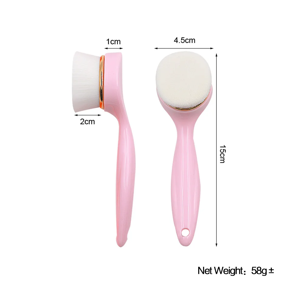 OEM Bamboo Charcoal Silicone Face Brush Facial Deep Cleansing Wash Cleanser Beauty Device Daily Manual Massage Facial Brush