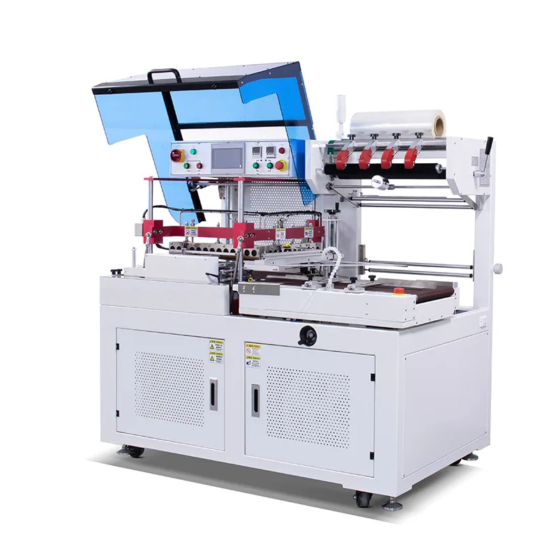 Automatic L Bar Heat Shrink Tunnel Wrapper Carton Heat Shrink Packaging Machine Film Shrink Machine for Box Wrap