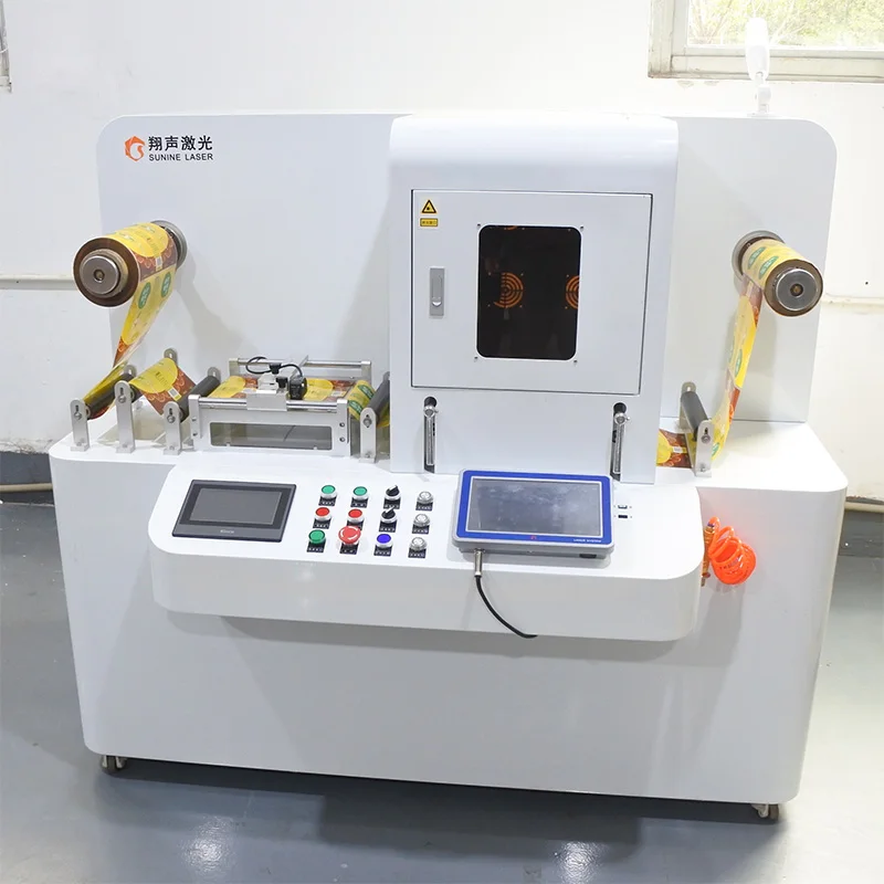 
High Speed Automatic Sticker Cutter Roll Manual Paper Label Rewinding Rotary Paper Die Cutting Machine 