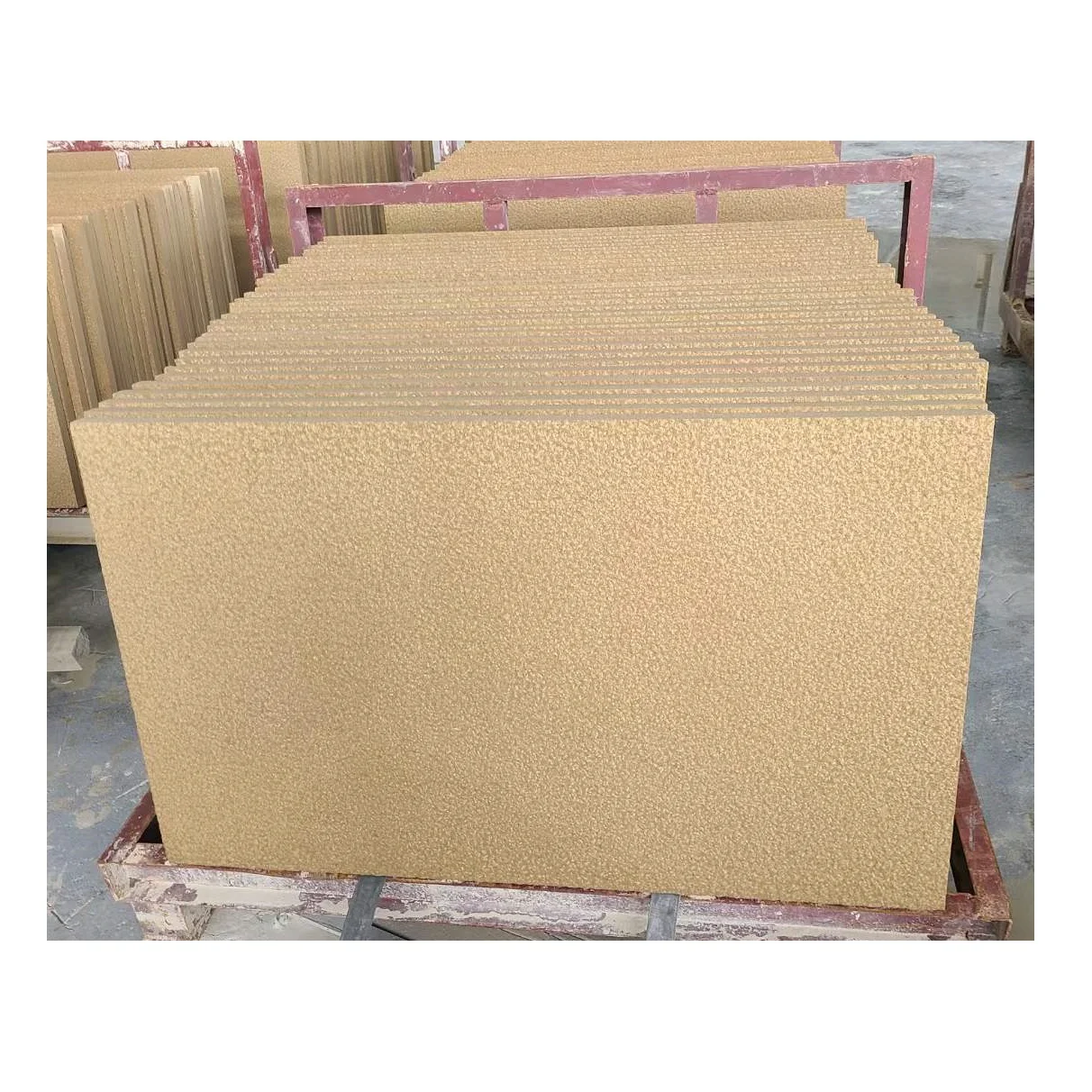 Natural Yellow Beige Sandstone External Flooring Pavers Paving Tiles Anti Slip For Outdoor Floor