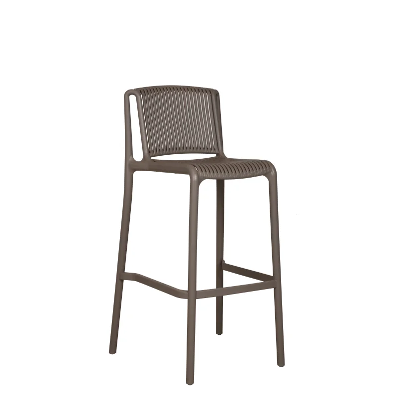 Custom Nordic Modern Minimalist High Chair Wrought Iron Bar Stools for Kitchen