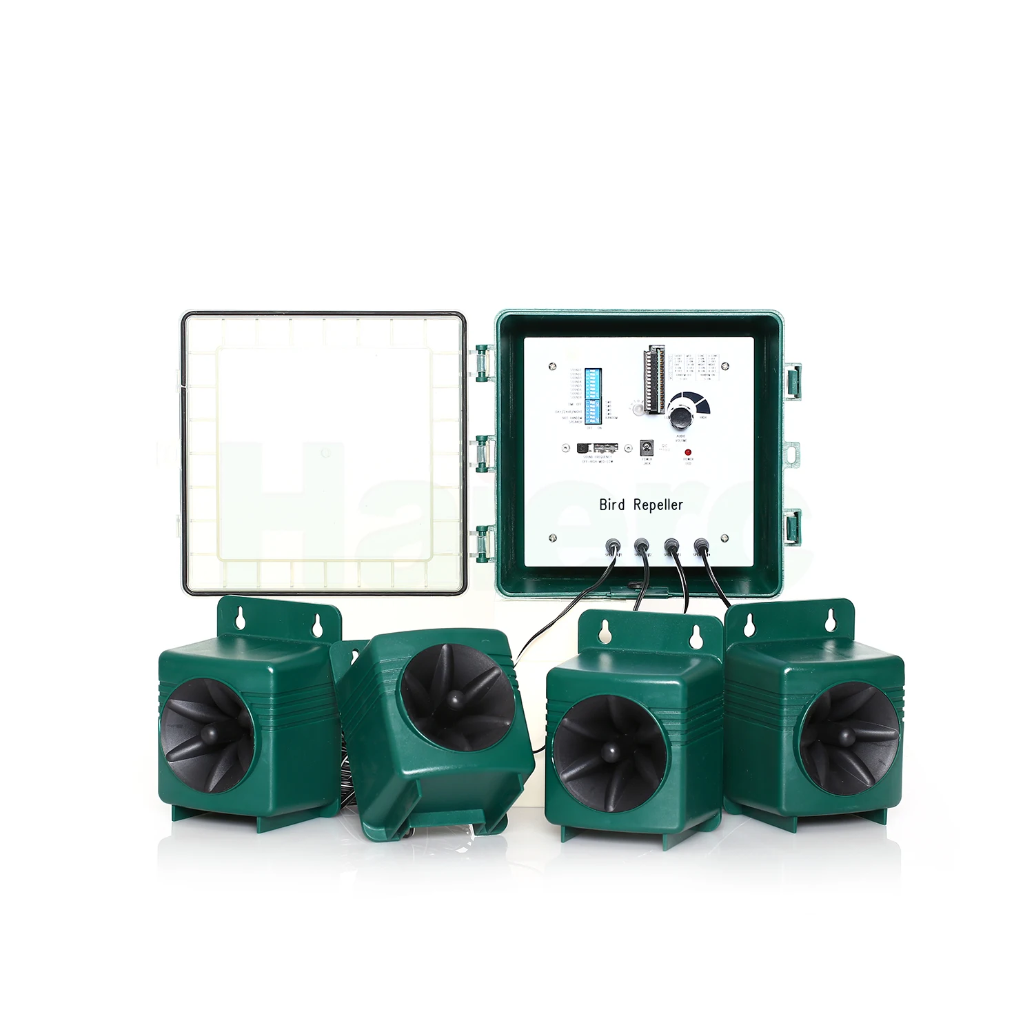 Haierc Ultrasonic Bird Repeller Machine Bird Scarer Pigeon Repellent