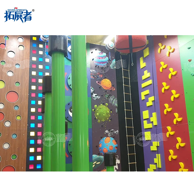 Direct Manufacturer Kids Indoor Fun Rock Climbing wall For Amusement Center