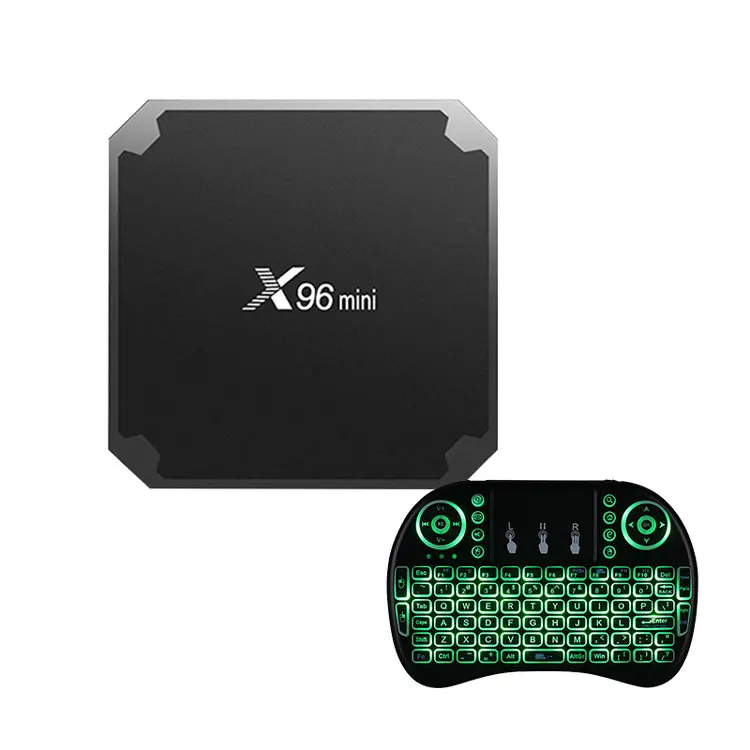 WF manufacturer  Hottest 1GB 8GB 2GB 16GB Firmware Update X96Q S905W 4K X96 Mini Android 9.0 Tv Box