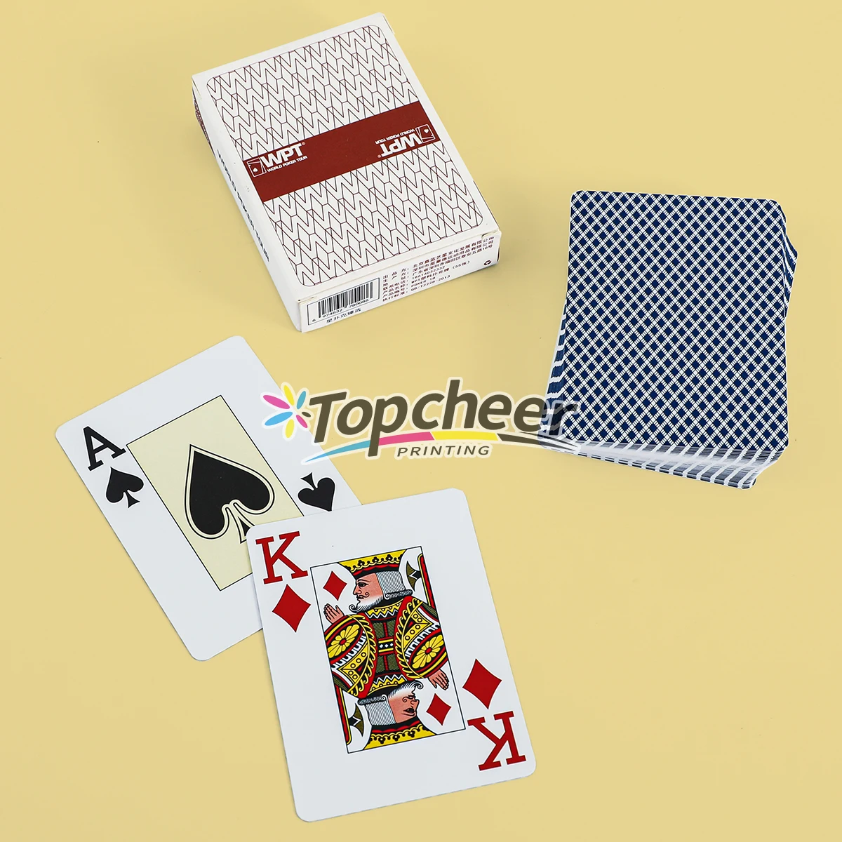 Customized Logo Black Poker Playing Cards 100% Plastic PVC Waterproof Luxury Playing Cards Printed Factory