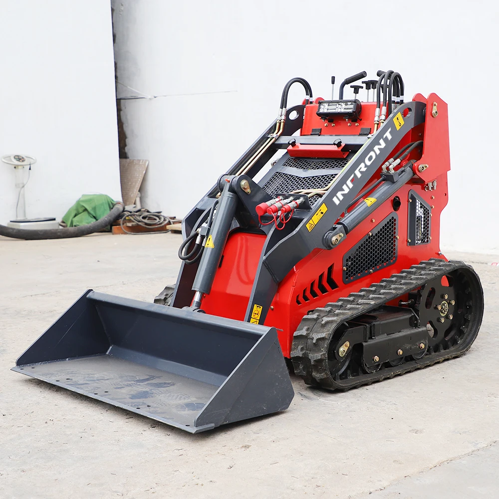 Top Ranking Mini Skid Steer Loader Small Wheel Loader Various Engines Big Lifting Capacity For Sale