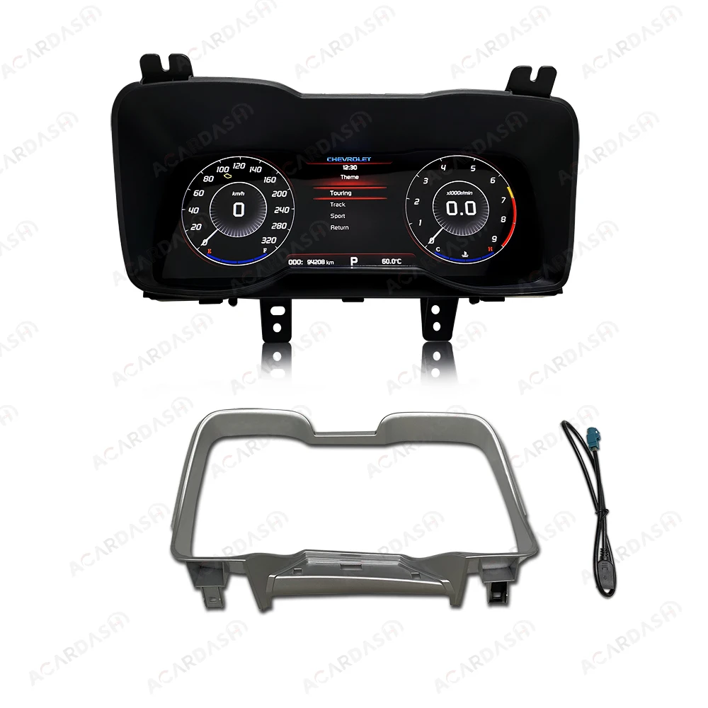 Acardash Camaro Screen for Gen 5th LCD Dashboard Digital Dash Gauges Speedometer Instrument Panel Digital Cluster For
