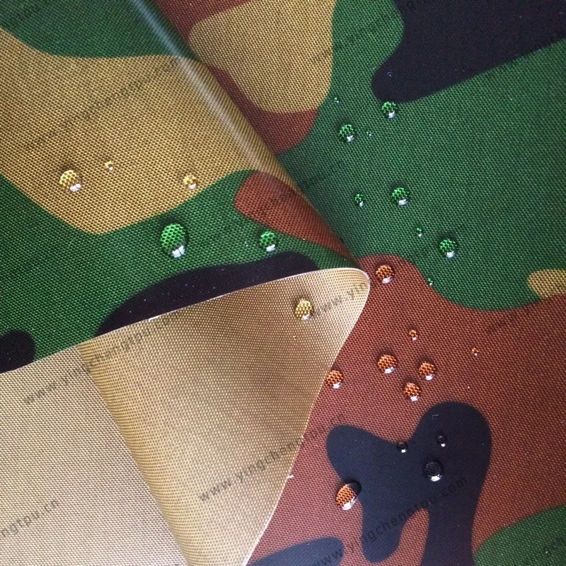 Eco-friendly Military Camouflage 600D Tarpaulin with Double TPU Coating for  Drinking Water Tank Heat Sealable
