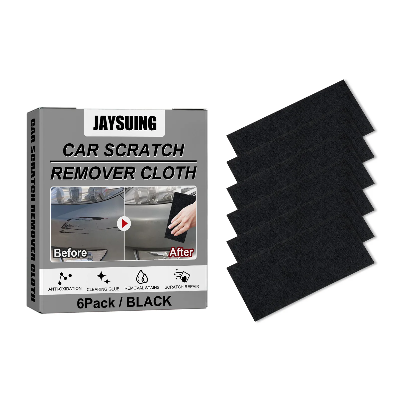 USA Warehouse Low Price Sales Car Scratch Wipe Nano Flash cloth Car Scratch Water Clean Scratch care and maintenance