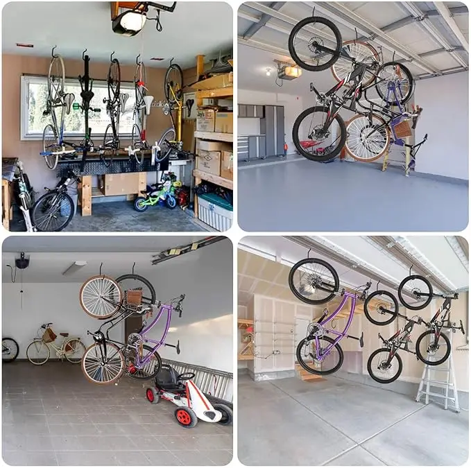 Factory Direct Metal Heavy Duty Bicycle Hanging Hook Garage Storage Hook