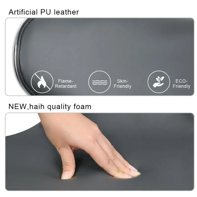 Leather Modern Elevated Height Restaurant Home Coffee Shop Office Furniture Metal Chair Bar Stool