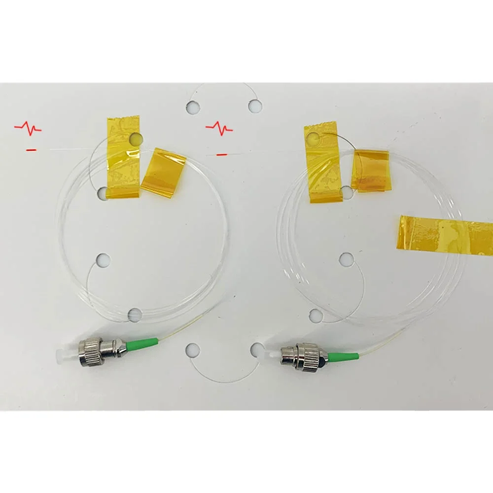 High tensile resistance SAMYON strain gauge sensor 1540nm center wave length optical single end FC Fiber Bragg Grating Product