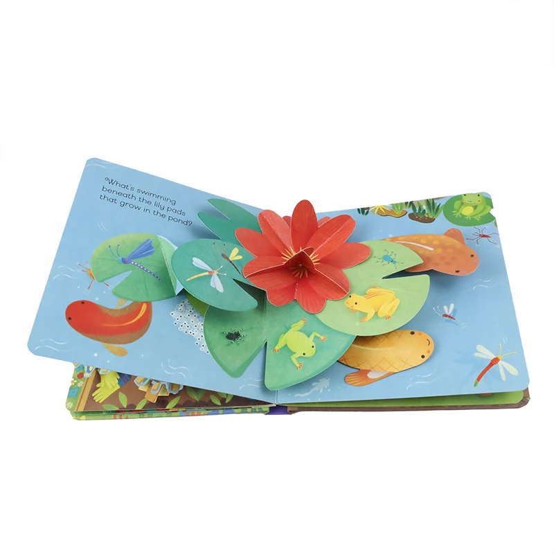 Pop up Books Customized English Story Educational 3D Offset Printing Customization Oem Hot Sale Kids Baby for Children Art Paper