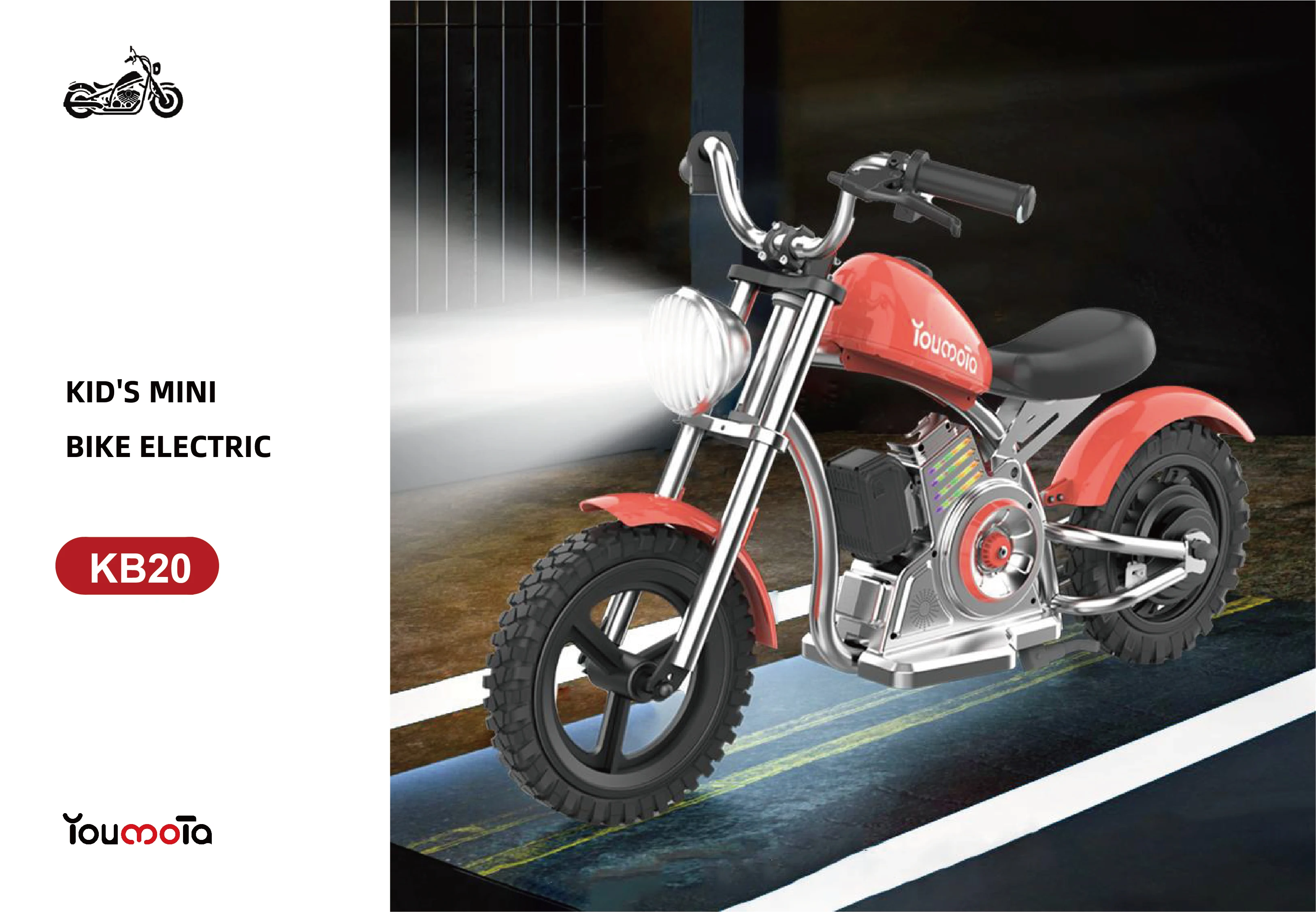 New popular boy cool 2-Wheel 3-Speed Modes 18.5V 160W Motor Power Kids Electric Motorcycle for Kids Age 3-6 Birthday gift