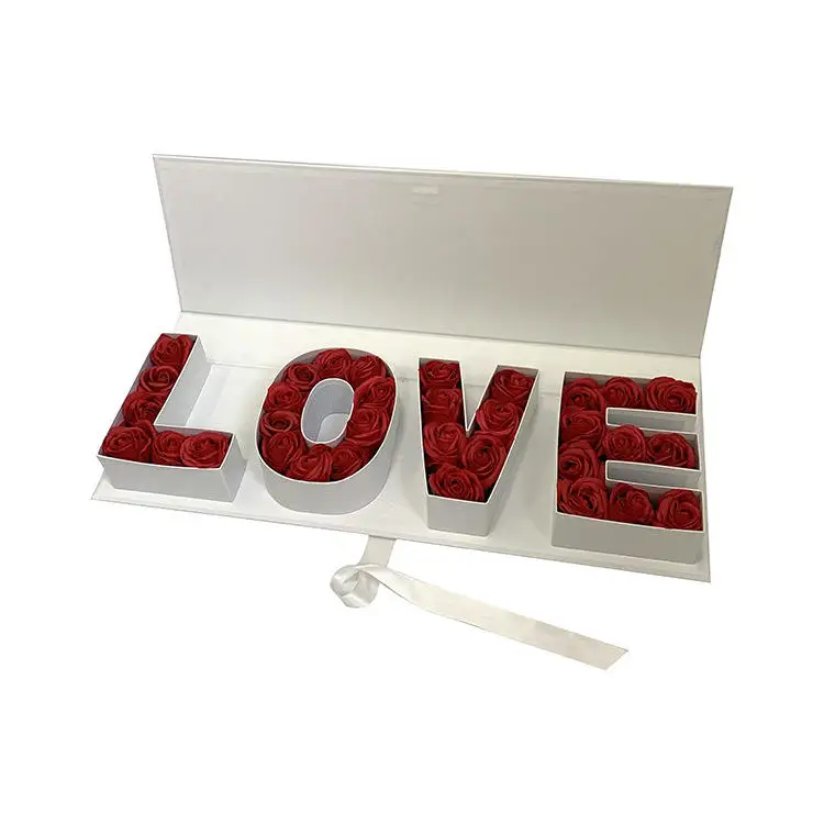 FAMA Wholesale Unique Elegant Cardboard Paper Flower Gift Box With Custom Logo