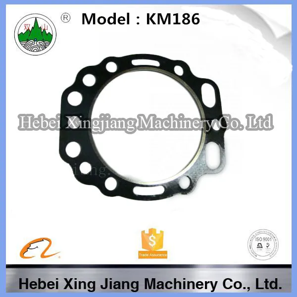 H Laidong diesel engine spare parts KM186 cylinder head gasket