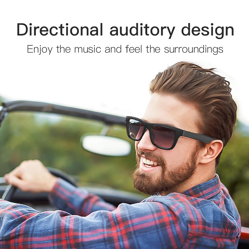 Wireless call intelligent voice navigation outdoor driving Sunglasses anti Blue Sunglasses