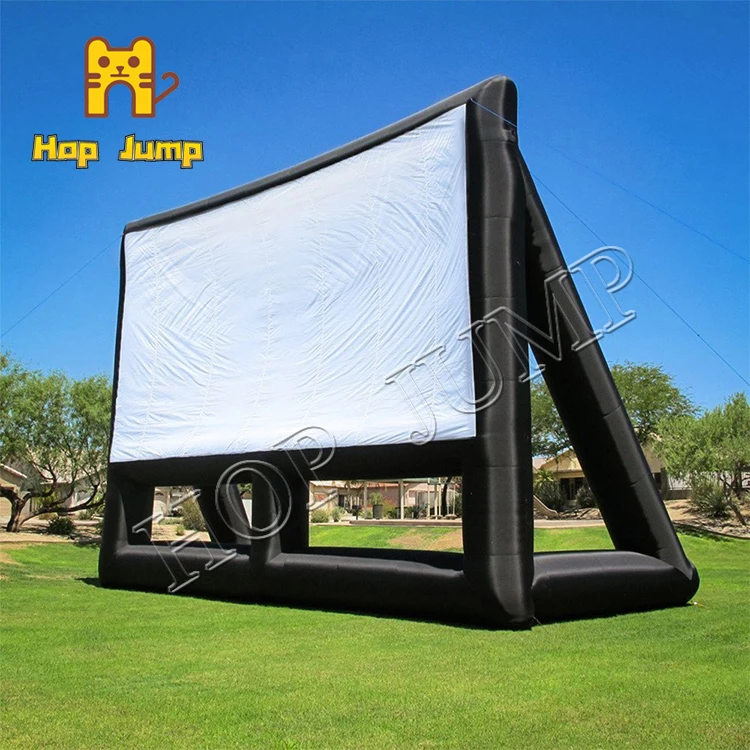 8ft 14ft 16ft 20ft 25ft Hot sale movie screen outdoor inflatable TV projector screen advertising inflatable projector screen
