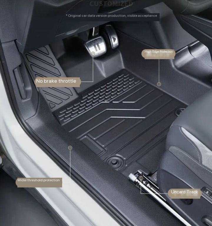 All Season Car Factory Price 3d Tpe Floor Mats Use For Byd Seagull 2023 Carpet Pad