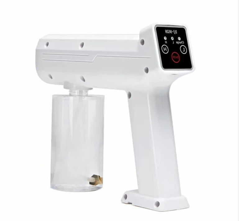 
Electric Nano Spray Gun Handhold Blue Light wireless sterilization Spray Gun For Home toilet kitchen balcony plants 