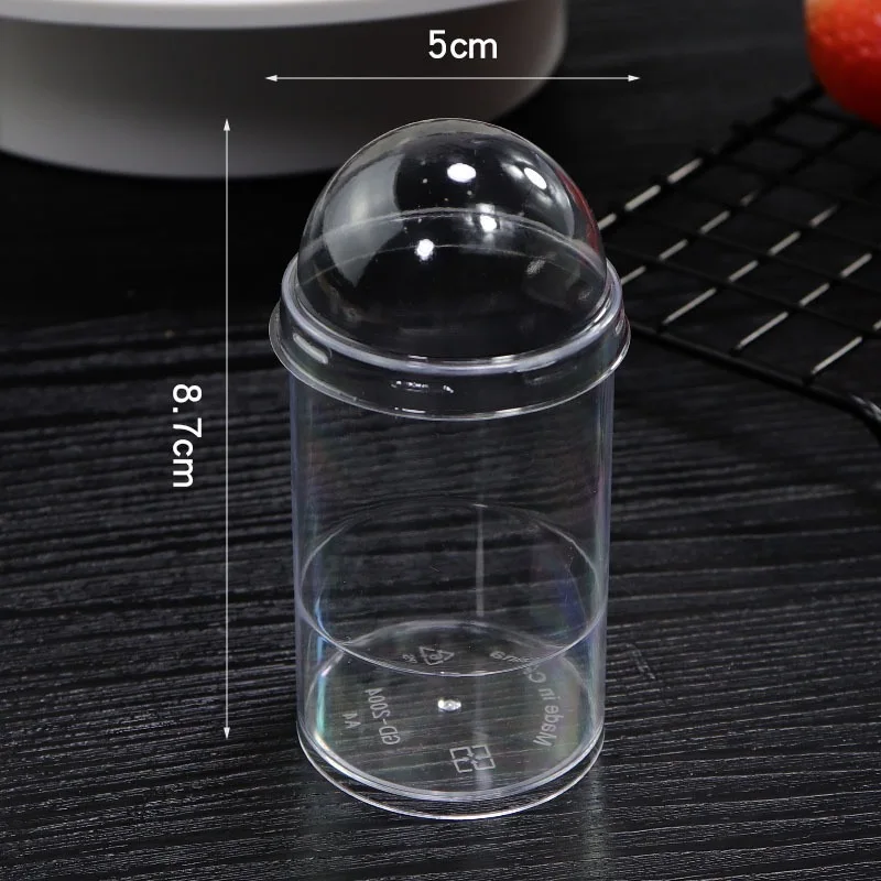 Factory Price 3oz 6oz 10oz 16oz Mousse Pudding Yogurt Plastic Dessert Cup With Lid