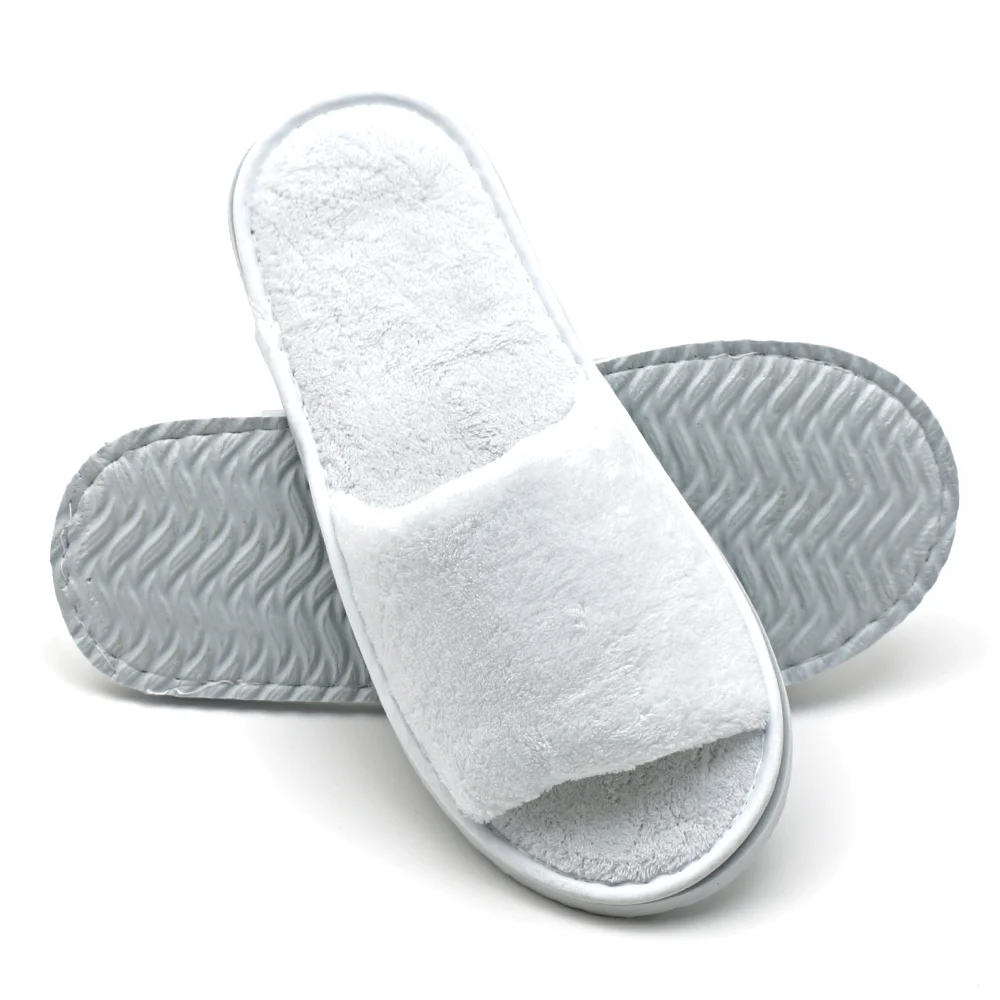 Factory Direct Disposable Hot Fashion Winter Shoes Cheap Price Velour Hotel Slipper Sale