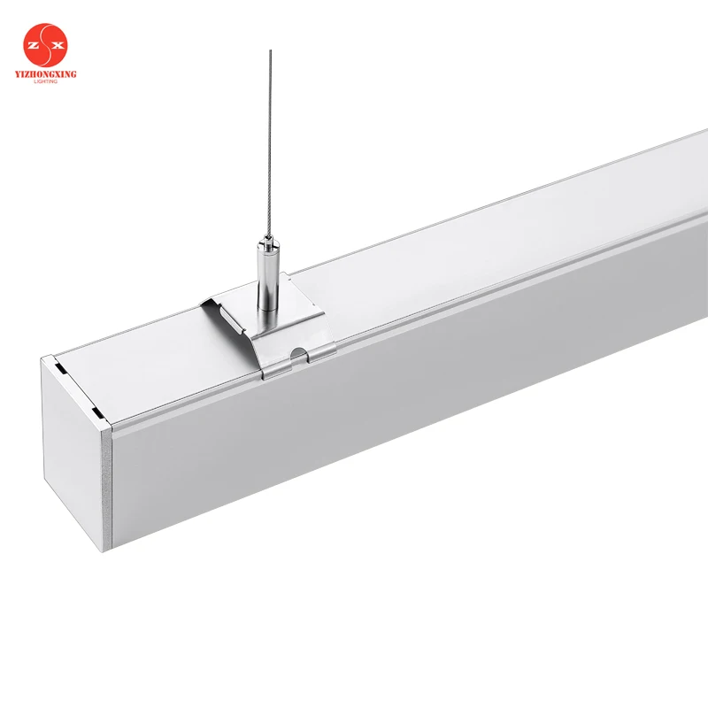 3000K 4000K 6000K Dimmable Suspended LED Linear Light Hanging Office Lighting Fixture LED Linear Lamp