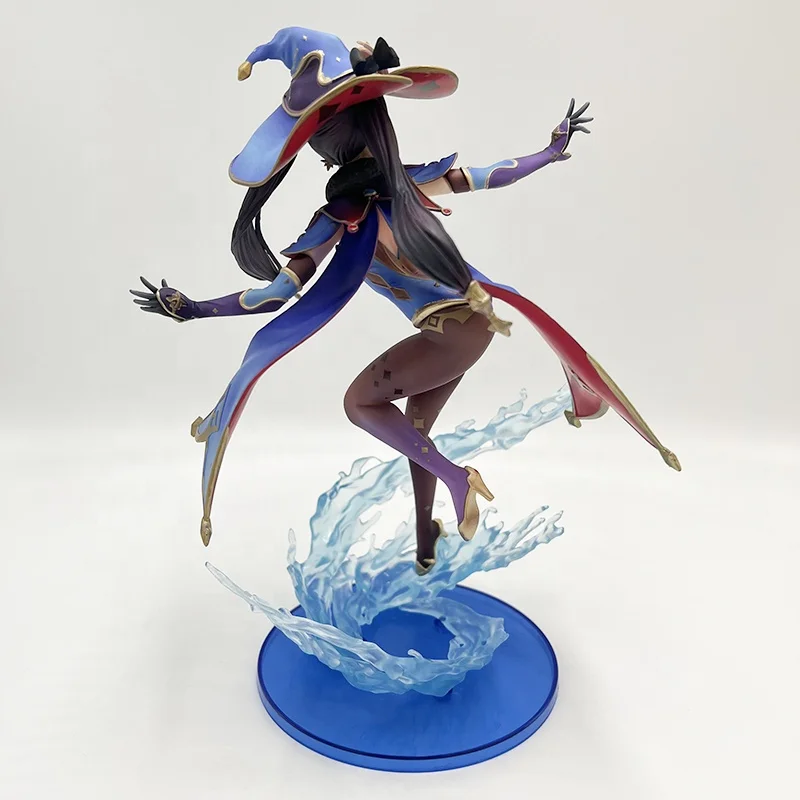 25cm Genshin Impact Mona Anime Figure Astral Reflection Mona Action Figure Hu Tao/Paimon/Klee/Qiqi Figure Collectible Doll Toys