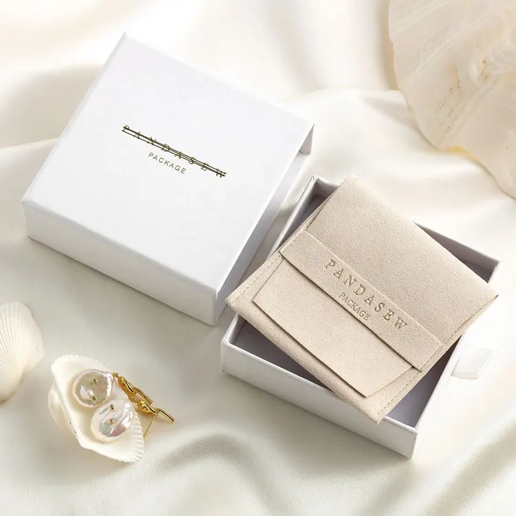 Custom Jewellery Packaging Jewelry Box with Pouch Packaging