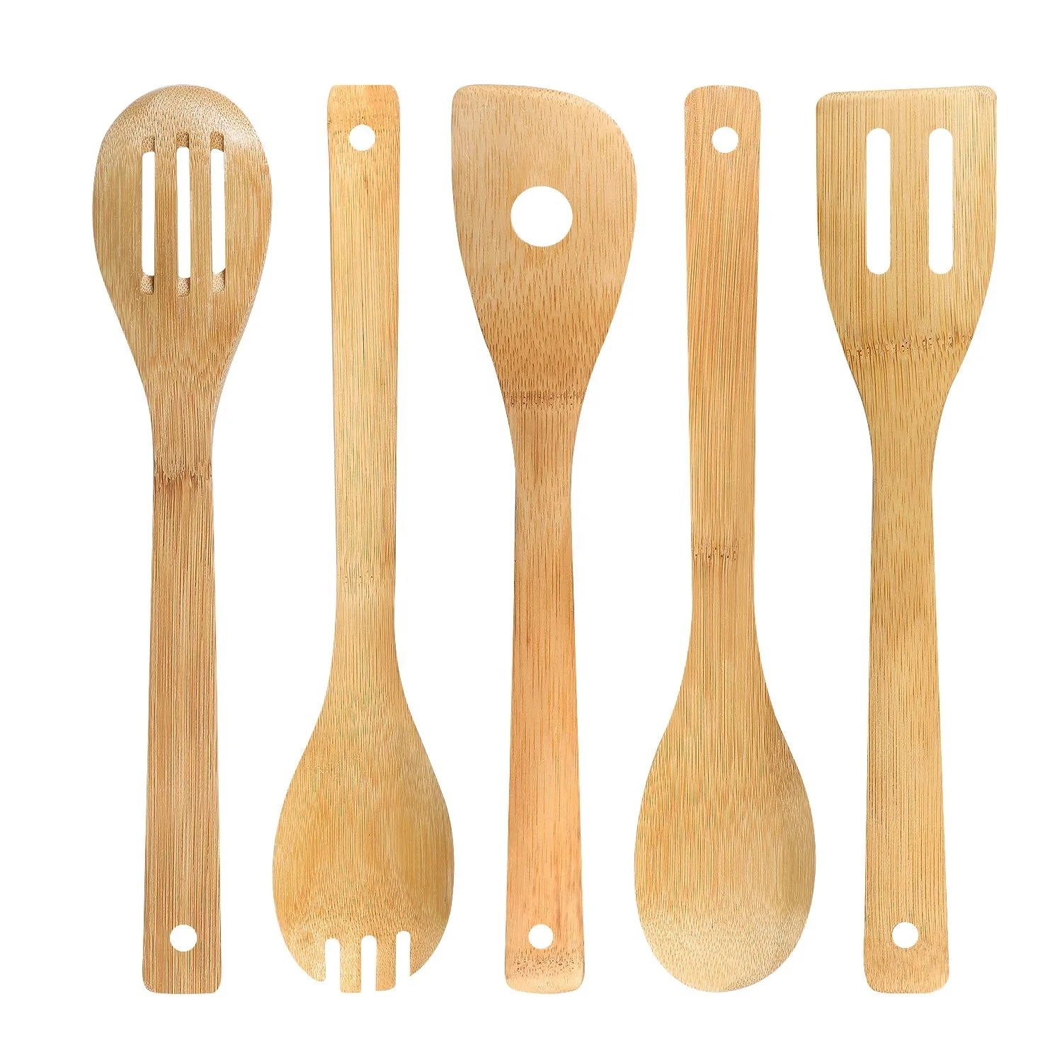 
BEST PRICE SUPER MODEL Wooden Spoons Set House Warming Presents Slotted Spoon Slotted Spoons Bamboo Utensil Sets 