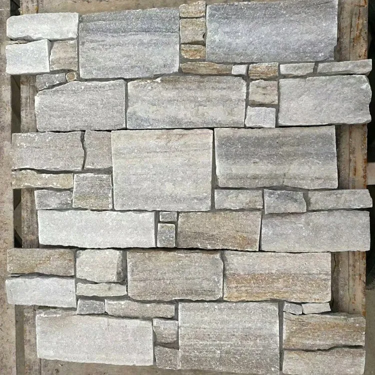 Laiwangda culture stones for exterior wall house cultural natural stone tile natural quartz slate culture stone wall