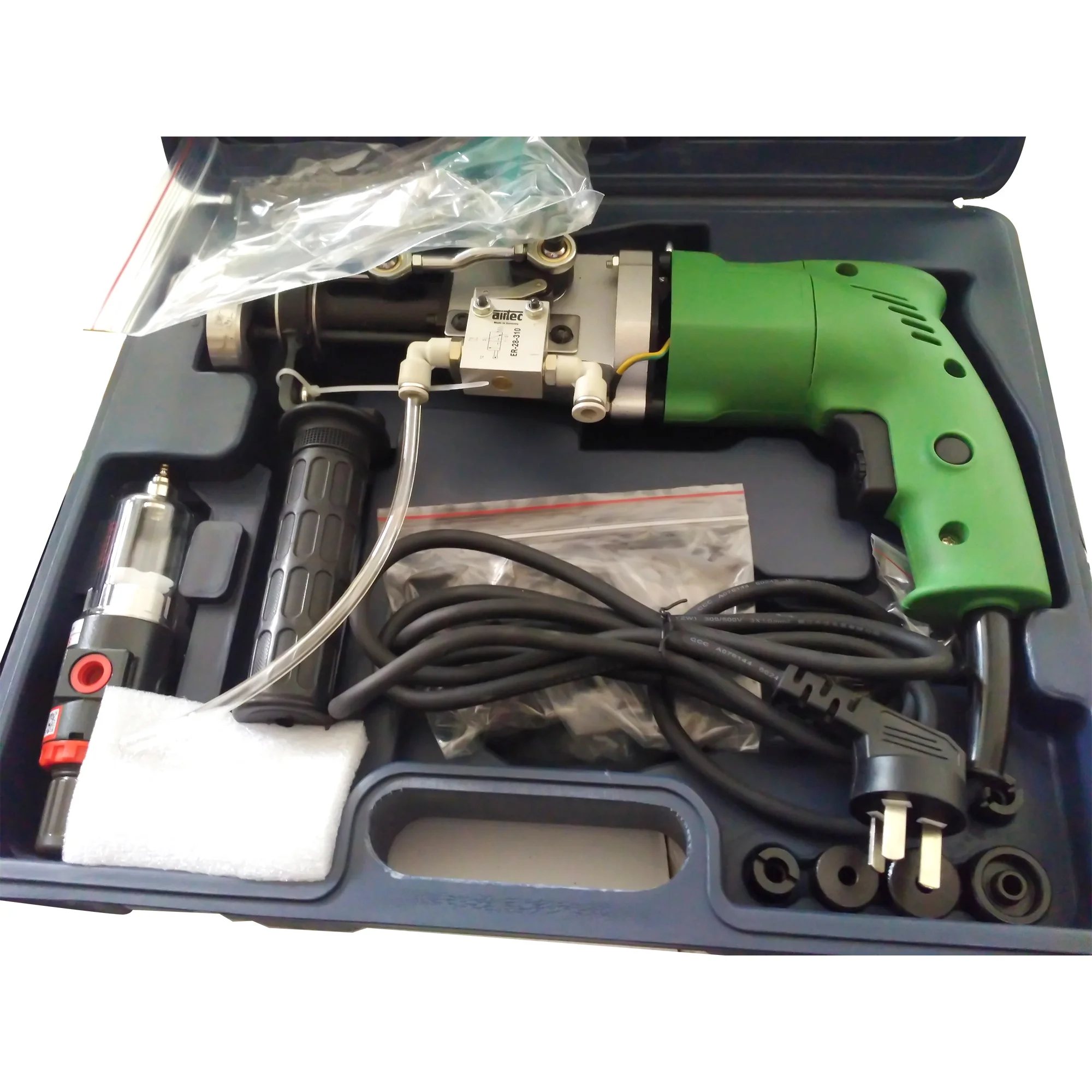 Портативная пневматическая ZQ-3 Электрический ковроткачество пистолет Прошивная пушка электрическая ручная стреппинг машина