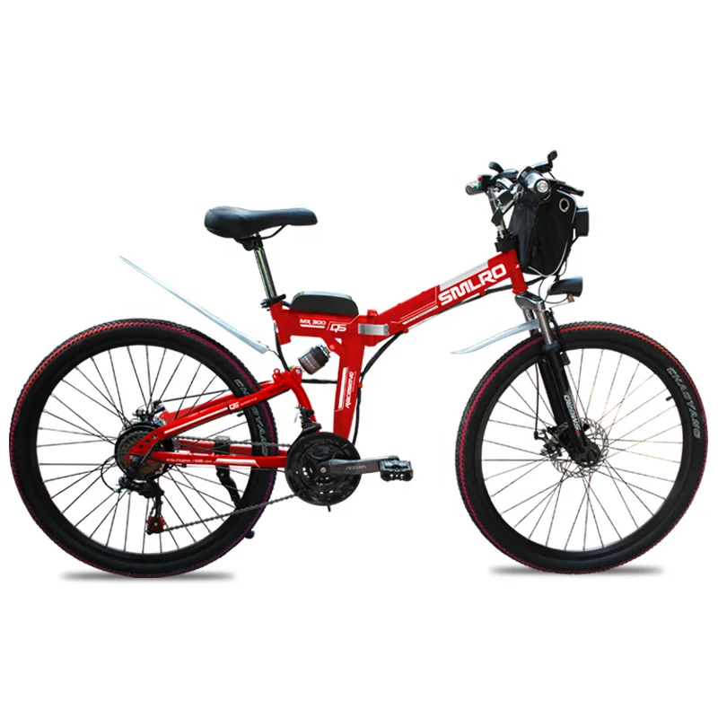 Amazon Hot Sale 21-speed Foldable 36V 48V 26 Inch Electric Bike 350W Electric Bicycle