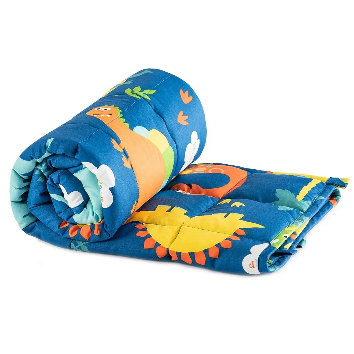 Синий динозавр 5 фунтов 36X48 дюймов 100% натуральный хлопок тяжелой Детские утяжелённое одеяло для детей ясельного возраста