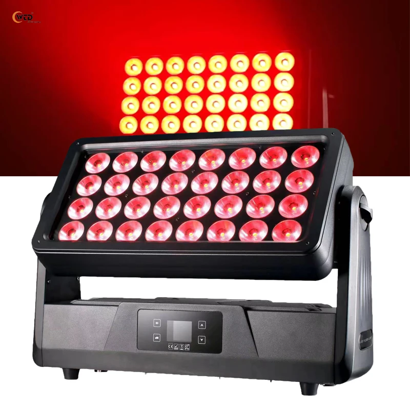 AOPU Waterproof 32X40W RGBW 4In1 LED Moving Head Wash Light Have Strobe Function Wash Lights Suitable For Outdoor