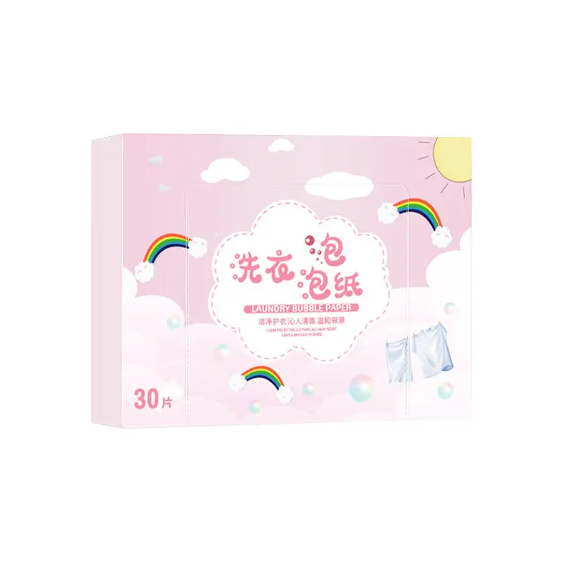 Oem Deep Cleaning Clothes Eco Friendly Biodegradable Laundry Detergent sheets