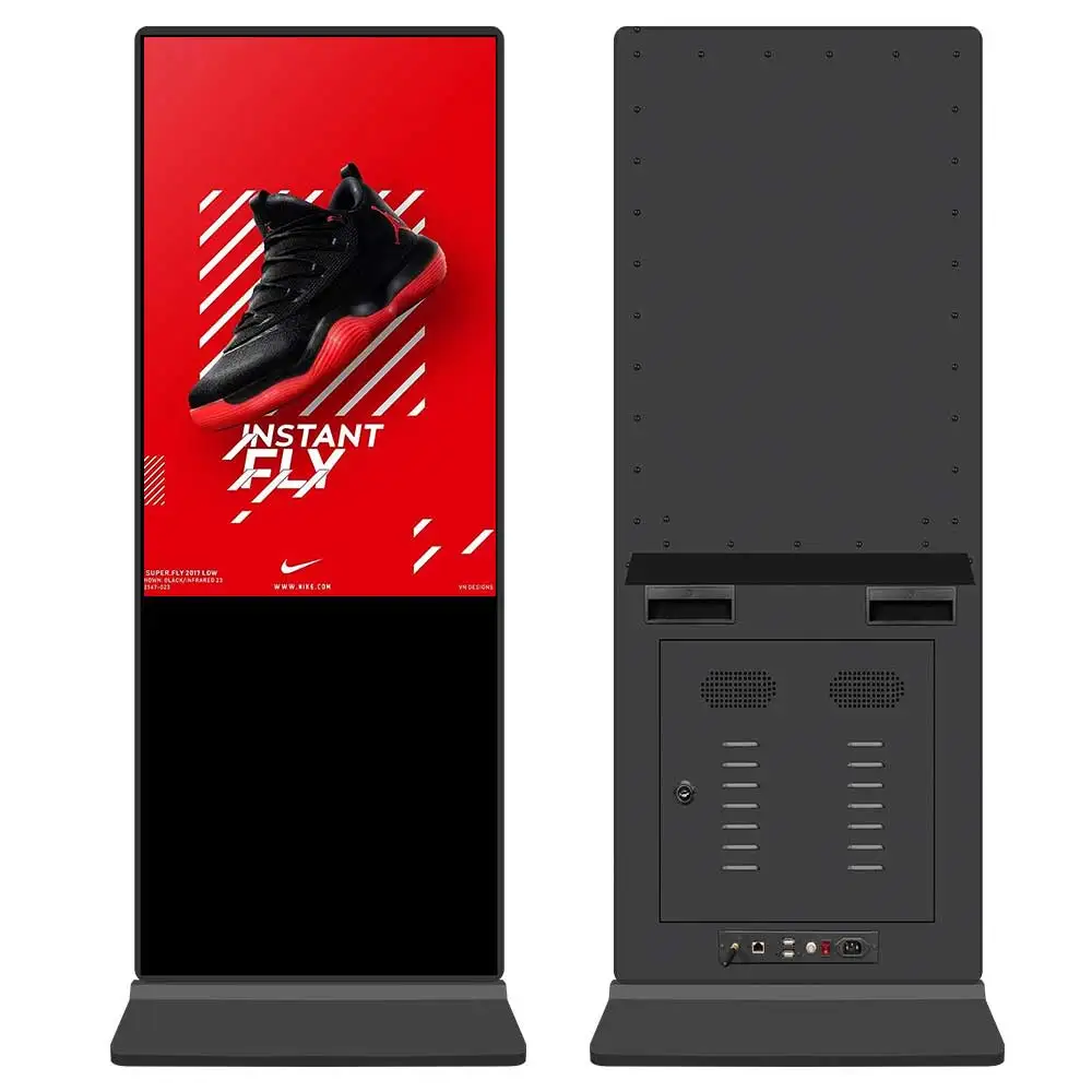 Indoor touch advertising video  screen  43 55 65 inch commercial Android lcd digit signag display