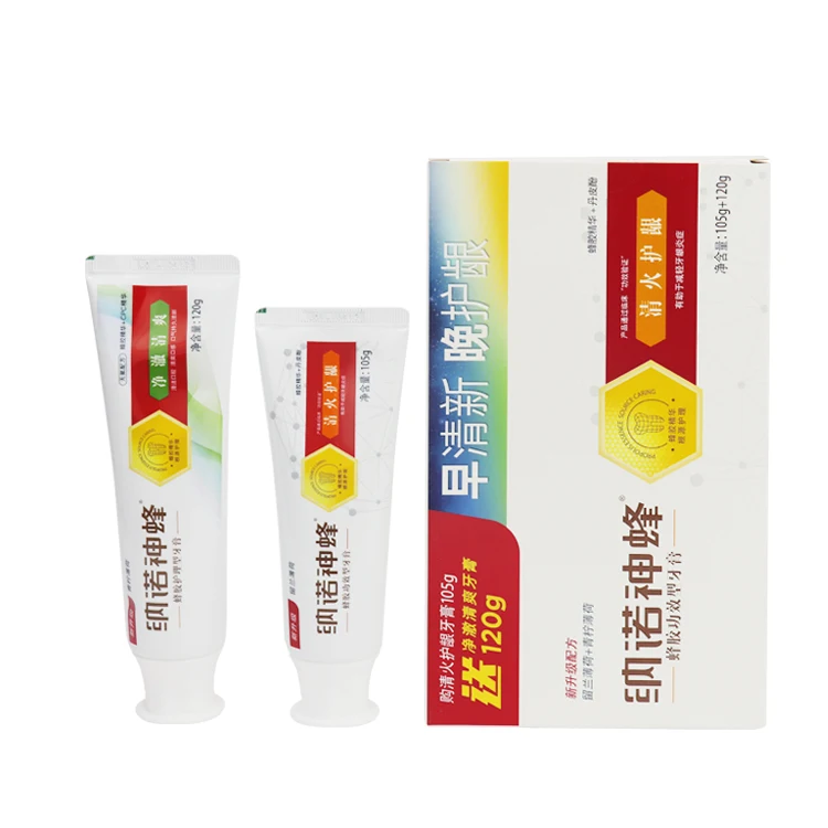 
Anti-inflammatory Whitening toothpaste triple action with herbal peppermint toothpaste aloe vera toothpaste 