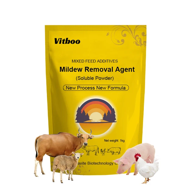 Private Custom Mycotoxin Binder Mycotoxin Mold Inhibitor Cleaner Antidiarrhea Agent for Poultry and  Livestock Mildew Reomoval