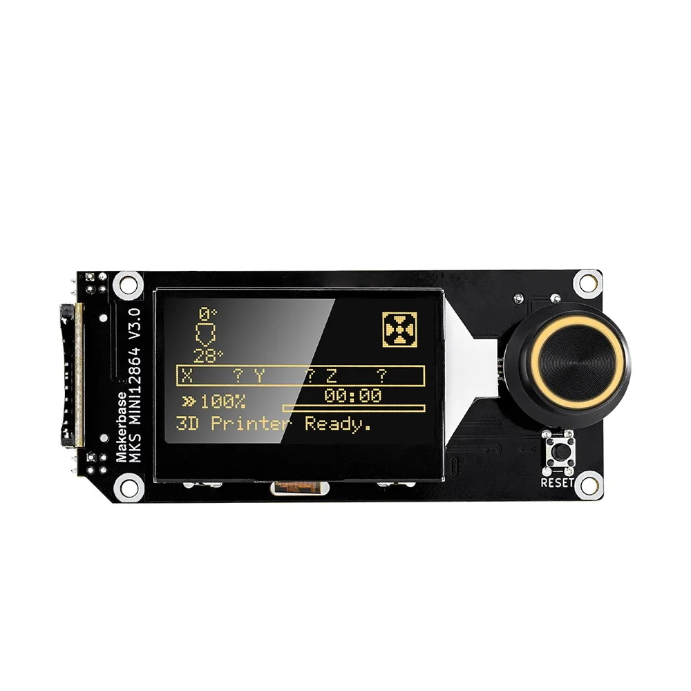 MKS MINI12864 V3.0 mini display controller insert front SD 12864 GLCD liquid crystal screen LCD shield Front style with cable